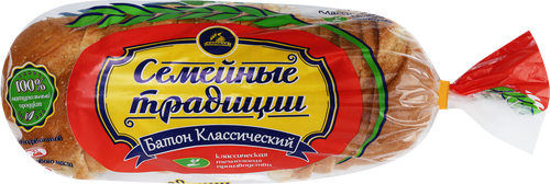 

Батон Семейные Традиции Классический в нарезке 300 г