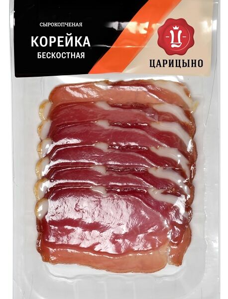 Корейка Царицыно бескостная сырокопченая нарезка 80г