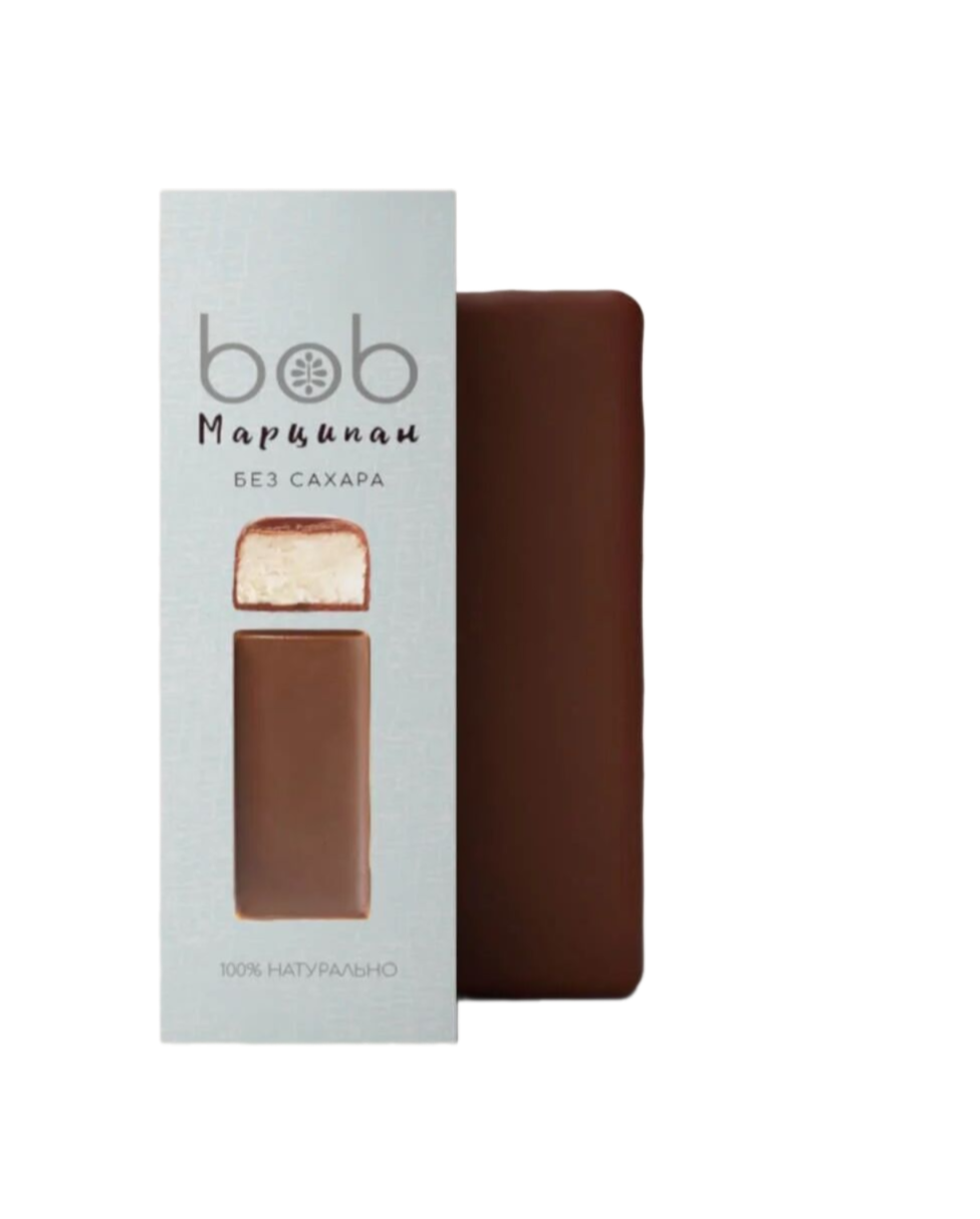 

Шоколадно-ореховый батончик Bob Марципан без сахара 30 г