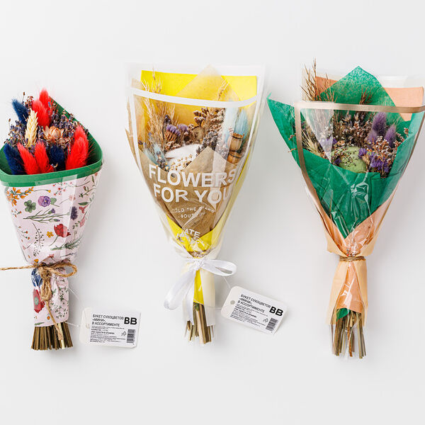 Букет сухоцветов Мини, в ассортименте