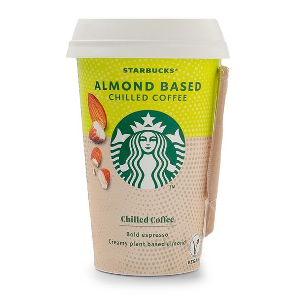 Напиток кофейный Vegan на миндальном молоке, Starbucks, 220 мл, Дания
