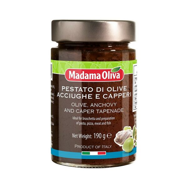 Брускетта из оливок анчоусов с каперсами 190г Madamа Oliva