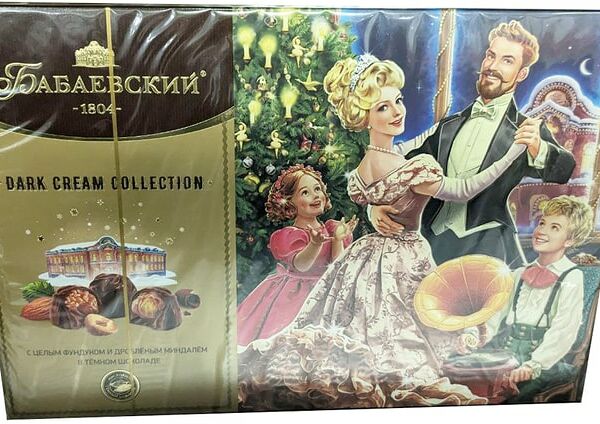 Конфеты Бабаевский Dark Cream Целый фундук и дробленый миндаль 200г в ассортименте