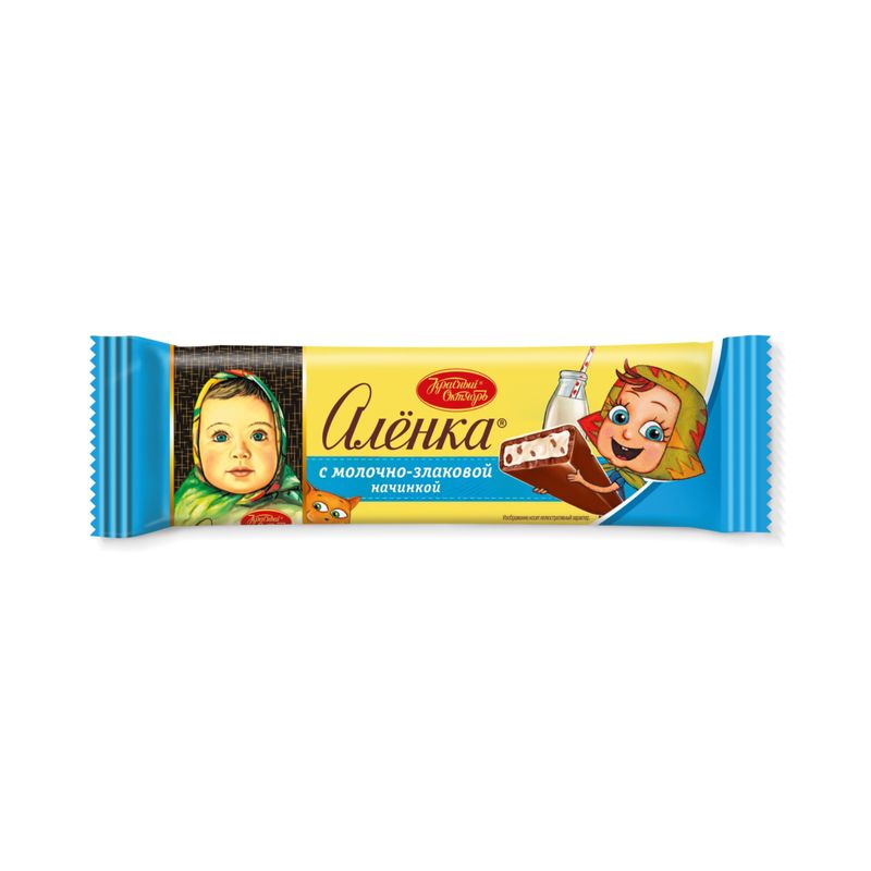 

Шоколад молочный Аленка с молочно-злаковой начинкой 45 г