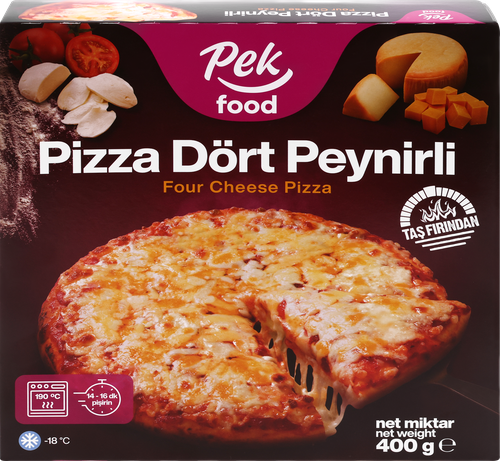 

Пицца PEK FOOD 4 сыра, 400г