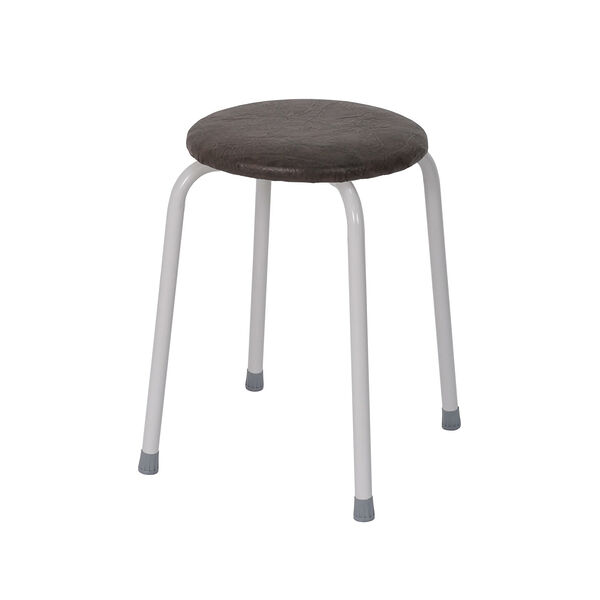 Табурет круглый Пенёк крепкий 220, цвет сиденья коричневый, 48.5х48.5х47 см