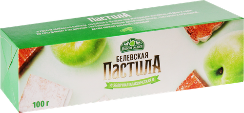 

Пастила Белевские сладости яблочная классическая 100г