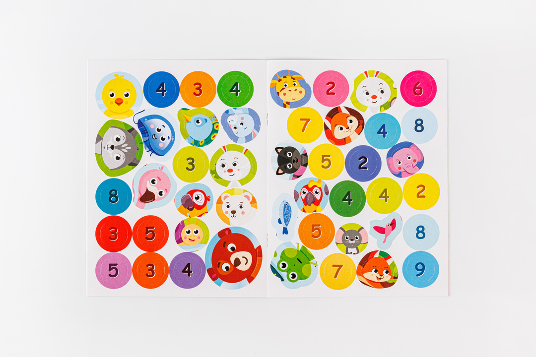 

Книжка Мордашки-развивашки, серия цвета