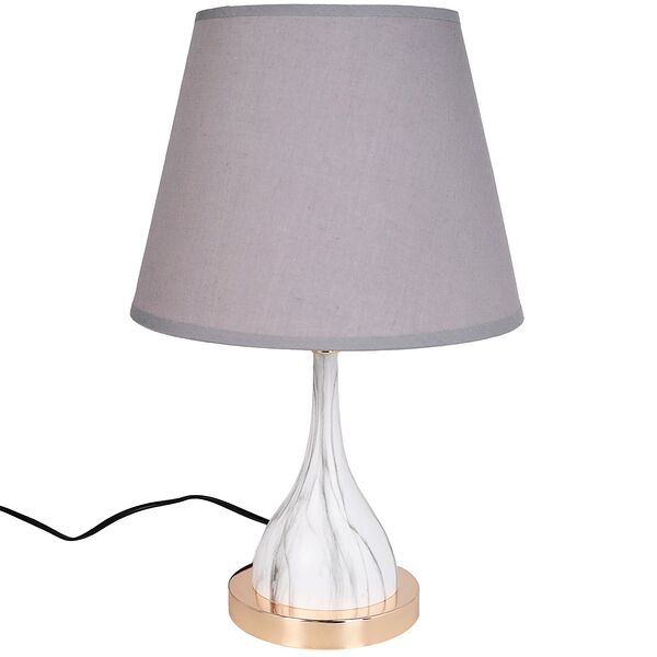 Лампа настольная Символ Света, Е27, 60 Вт, 39 см, серый