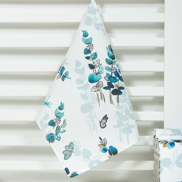 Полотенце кухонное Арт Дизайн Мирт, 50х70 см, рогожка, серый