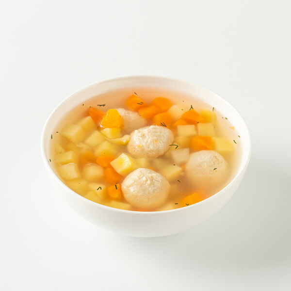 Суп с фрикадельками из индейки 300г