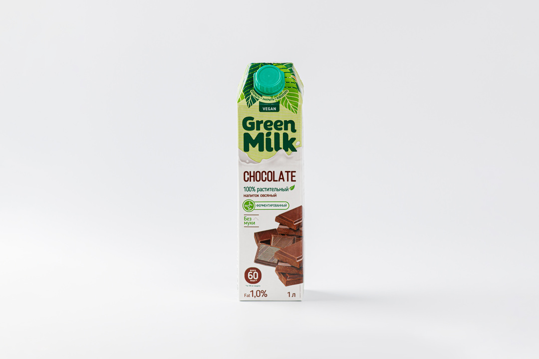 

Напиток Green Milk растительный овсяный с шоколадом, 1л