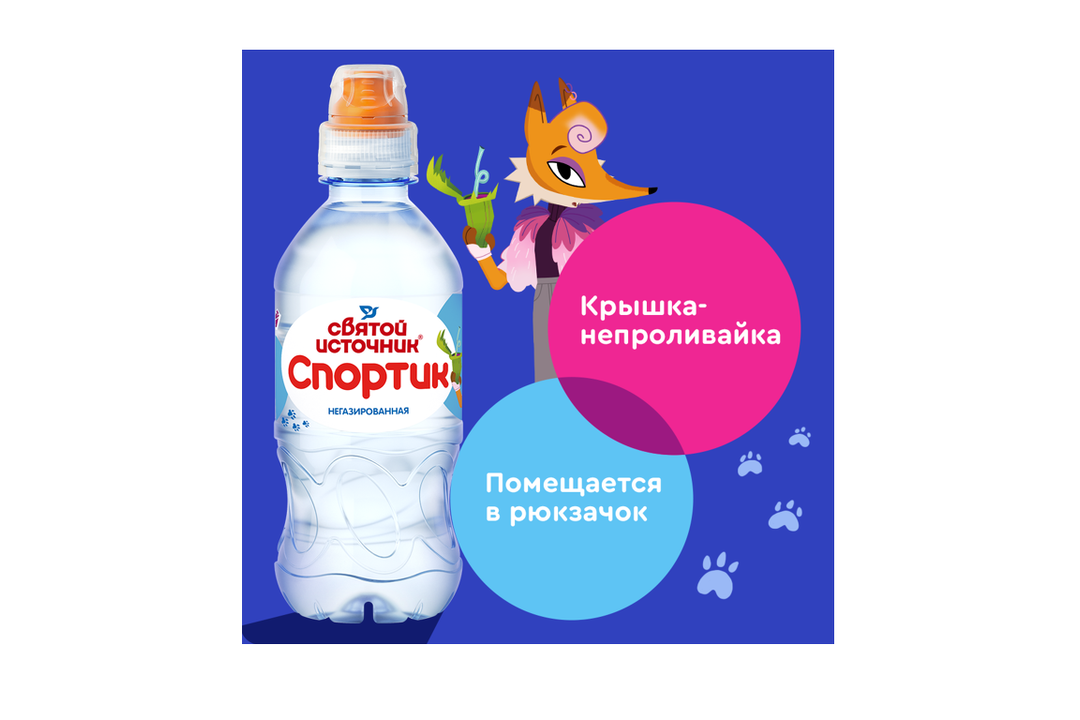 

Вода питьевая детская Святой Источник Спортик негазированная