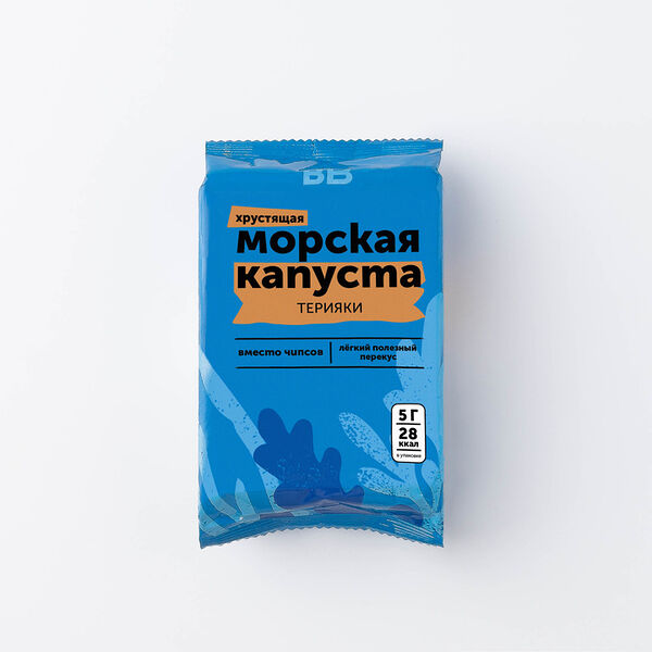 Морская капуста хрустящая со вкусом терияки, 5 г