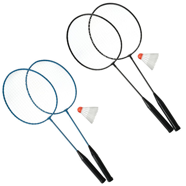 Silapro набор для бадминтона в сетке (ракетка 2шт, волан), металл, пластик