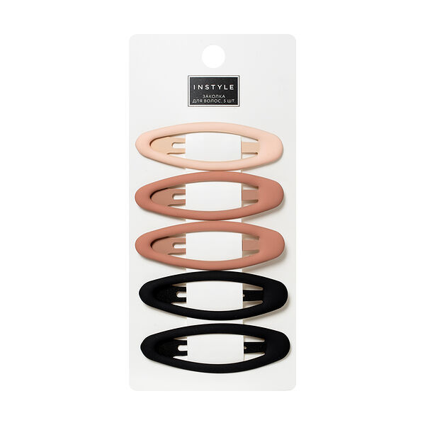 Заколка для волос, INSTYLE, 5 шт., в ассортименте