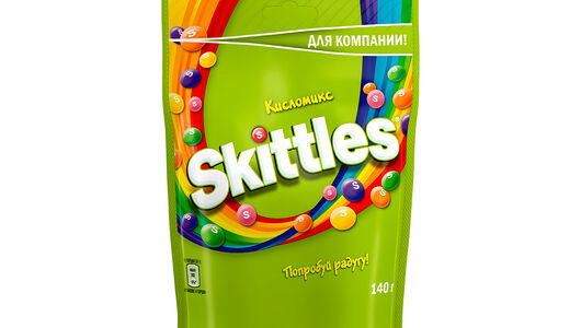 Жевательные конфеты Skittles Кисломикс 140г