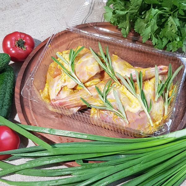 Шашлык из передних лапок кролика