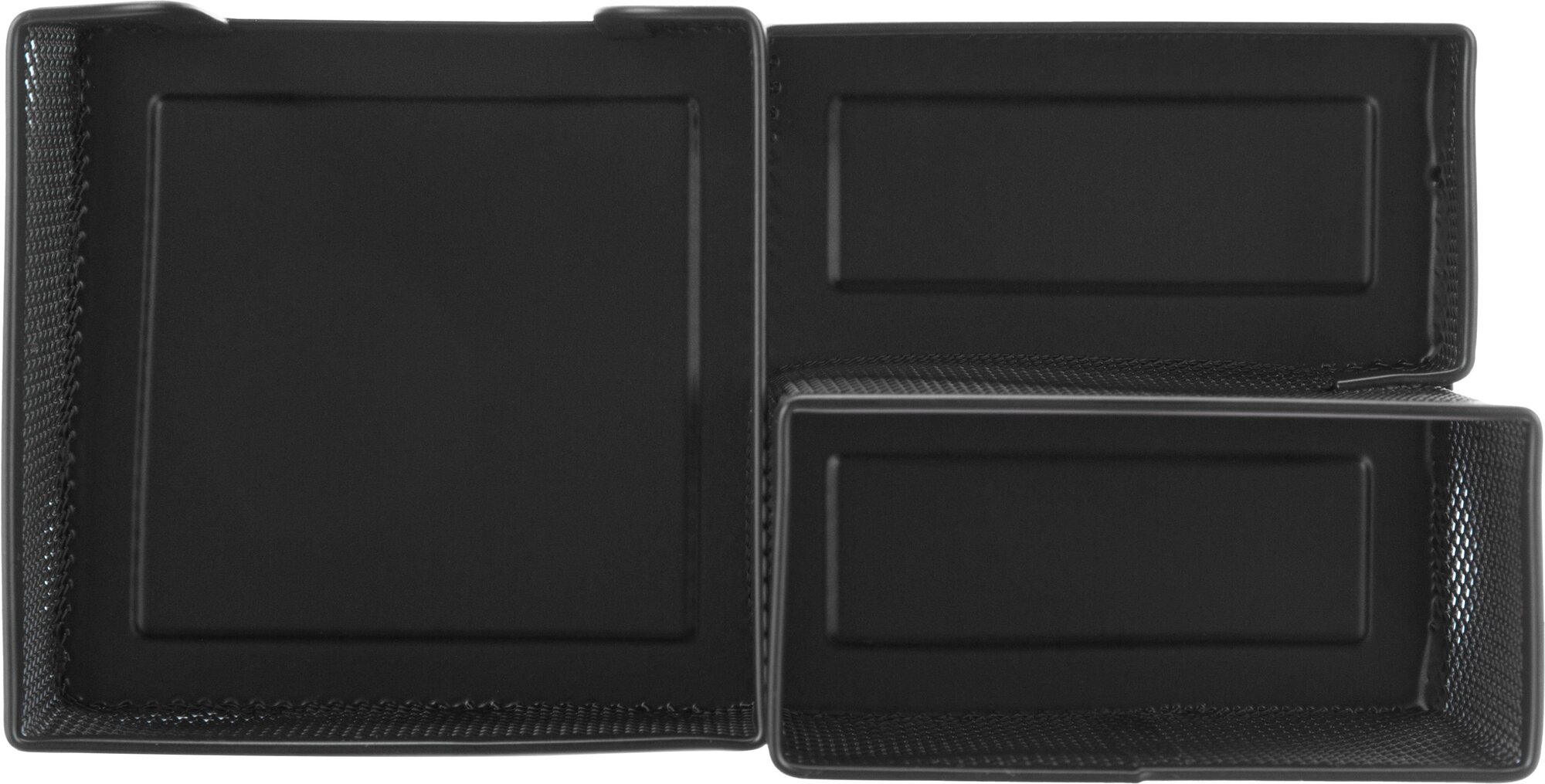 

Подставка-органайзер Attache для канцелярских принадлежностей 3 отделения черная 18.5x9.3x10.2 см