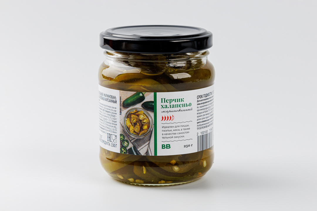 

Перчик халапеньо маринованный ВкусВилл