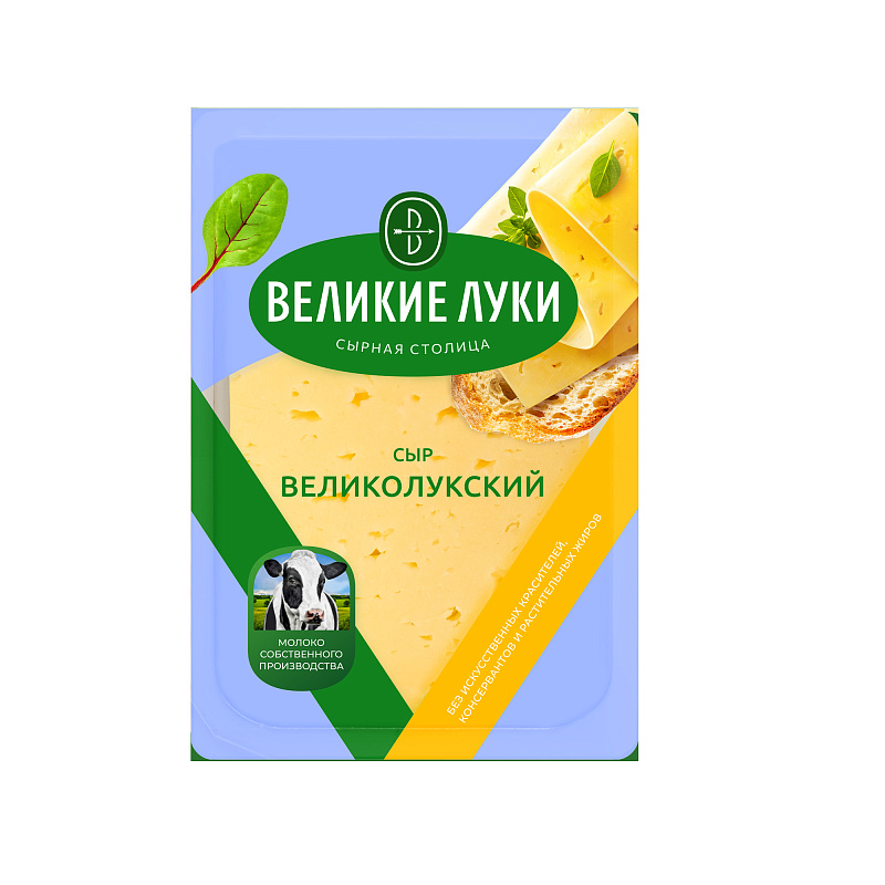 

Сыр Великолукский 45% Великие Луки