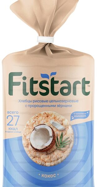 Хлебцы Fitstart Рисовые Кокос 100г