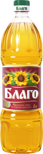 

Масло подсолнечное Благо нерафинированное 1 л