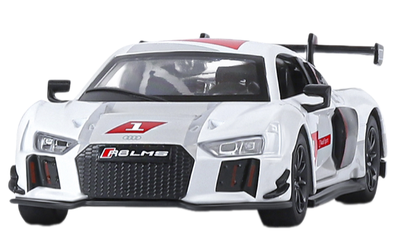 

Машинка металлическая 1:32 AUDI R8, белый перламутровый