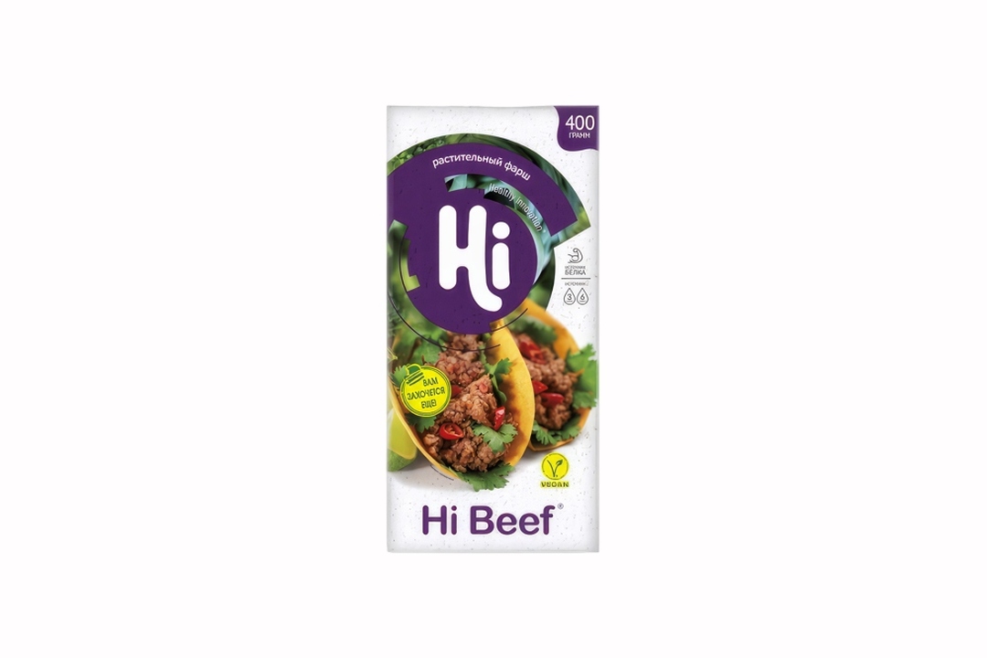 

Фарш Hi Beef растительный замороженный, 400 г