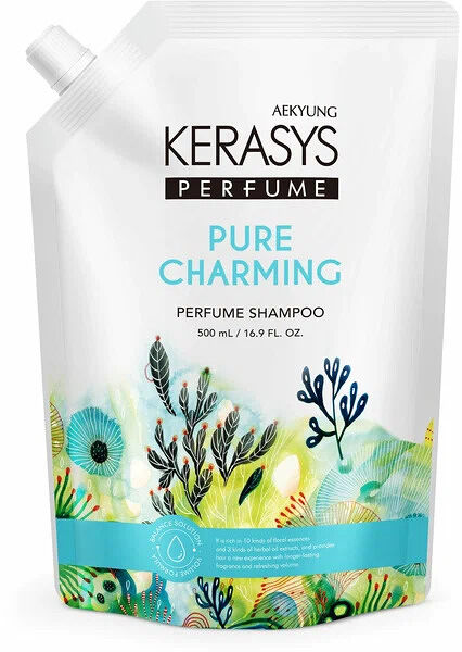 Шампунь для волос KeraSys Pure Charming парфюмированная серия шарм запасной блок 500 мл