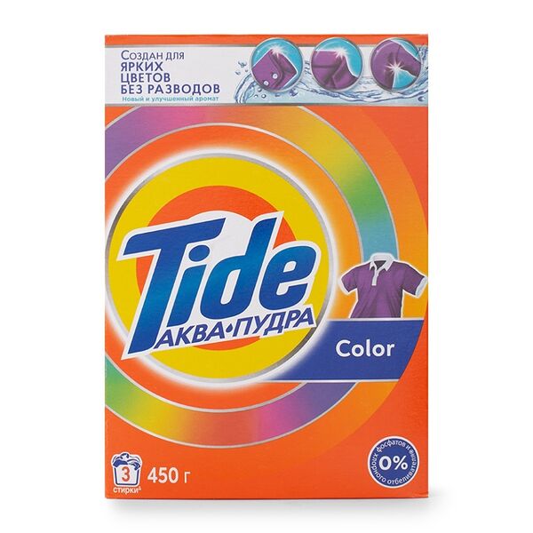 Стиральный порошок Tide Аквапудра Color 450 г