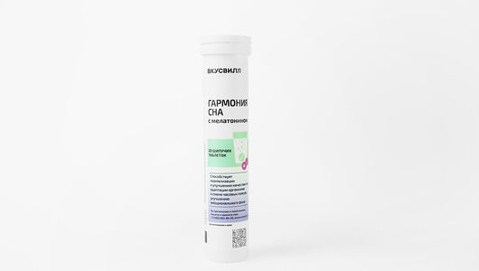Гармония сна с мелатонином таблетки шипучие 20 шт 85г