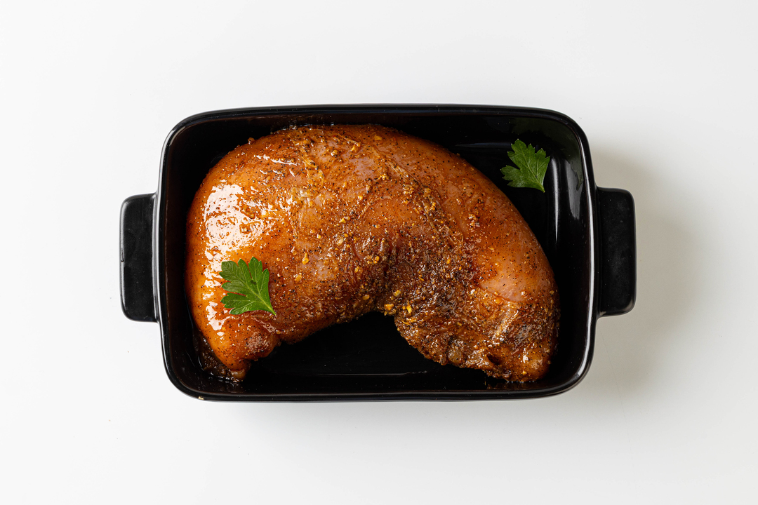 

Филе индейки малое в маринаде вес.