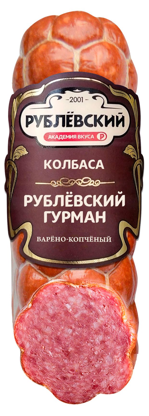 

Колбаса варено-копченая Рублевский сервелат Рублевский Гурман 400 г