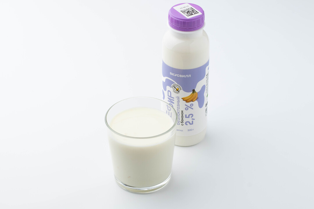 

Кефир с бананом безлактозный, 2,5%