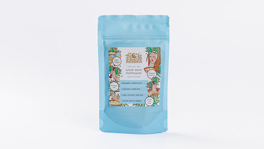 Алое вера маска порошок Indibird для лица и тела 