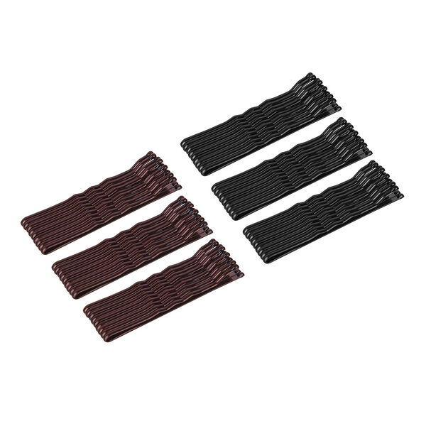 Юниlook невидимки для волос 27шт, 5см, металл, 2 цвета, acs-30