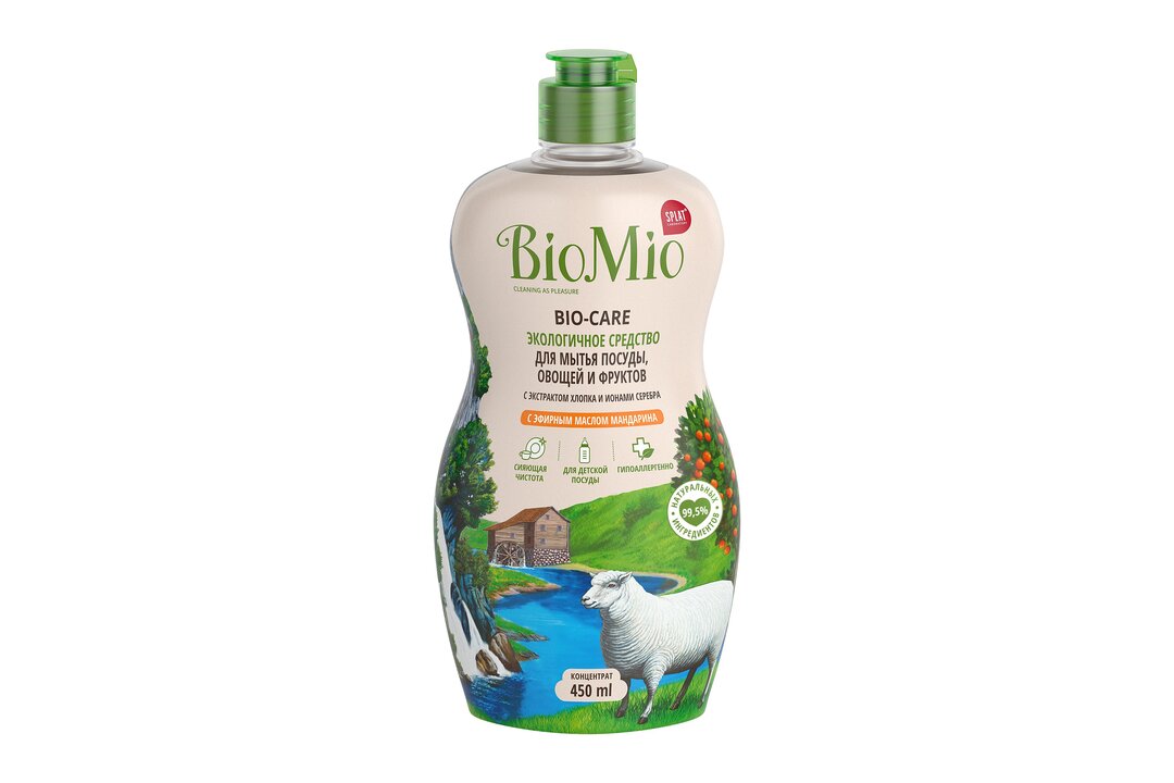 

Средство для посуды Bio Mio Bio-Care Мандарин 450 мл