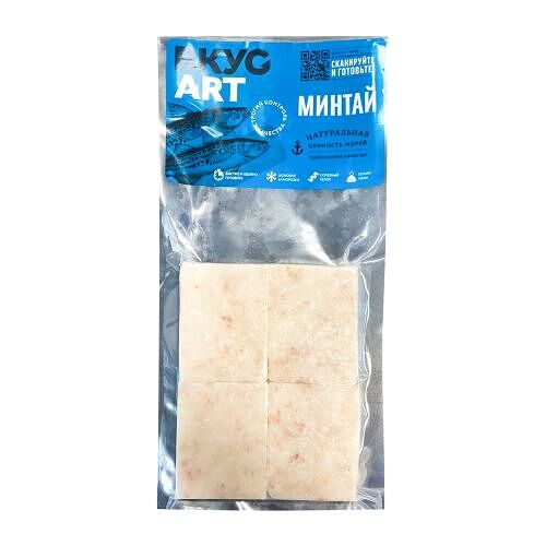 Фарш из минтая ВкусАрт порционный замороженный 400 г