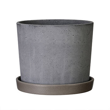 Горшок Конкрит серый кедр №2, Россия