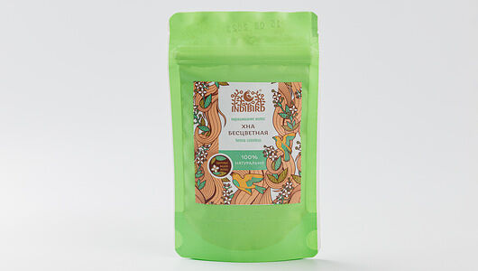 Хна кассия бесцветная маска порошок Indibird для волос 