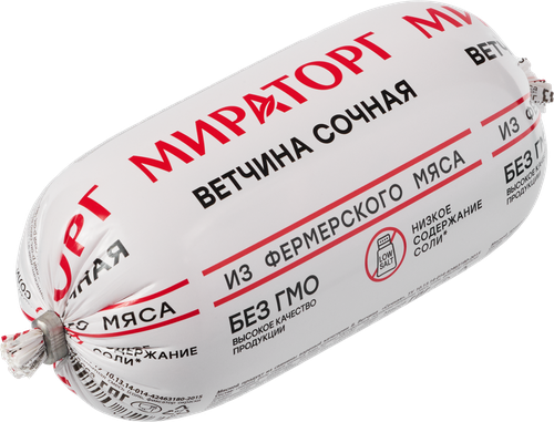 

Ветчина Мираторг Сочная 400 г