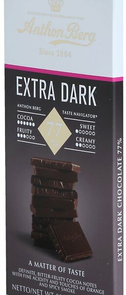 Шоколад Anthon Berg Горький 77% 80г