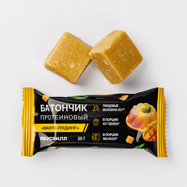 Батончик протеиновый Манго-пудинг 35 г
