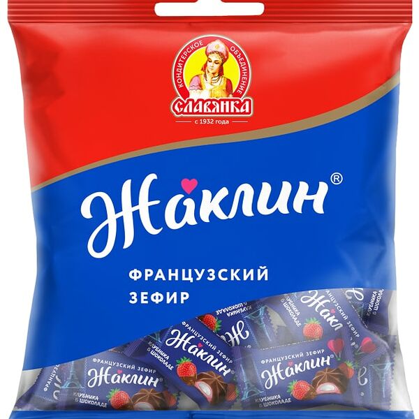 Конфеты Жаклин Клубника в шоколаде 190г