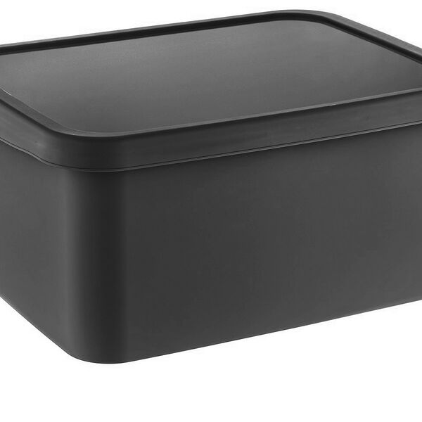 Коробка для хранения Hobby Life Storum темно-серая с крышкой 42.3 х 31.3 х 20.7 см, 20 л