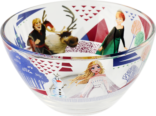 Салатник стеклянный Холодное сердце Дисней 13 см