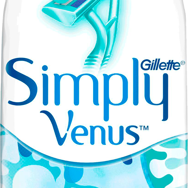 Бритвенные станки Gillette Simply Venus 2 с двойным лезвием 4 шт