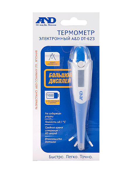 Термометр AND DT-623 электронный с гибким наконечником