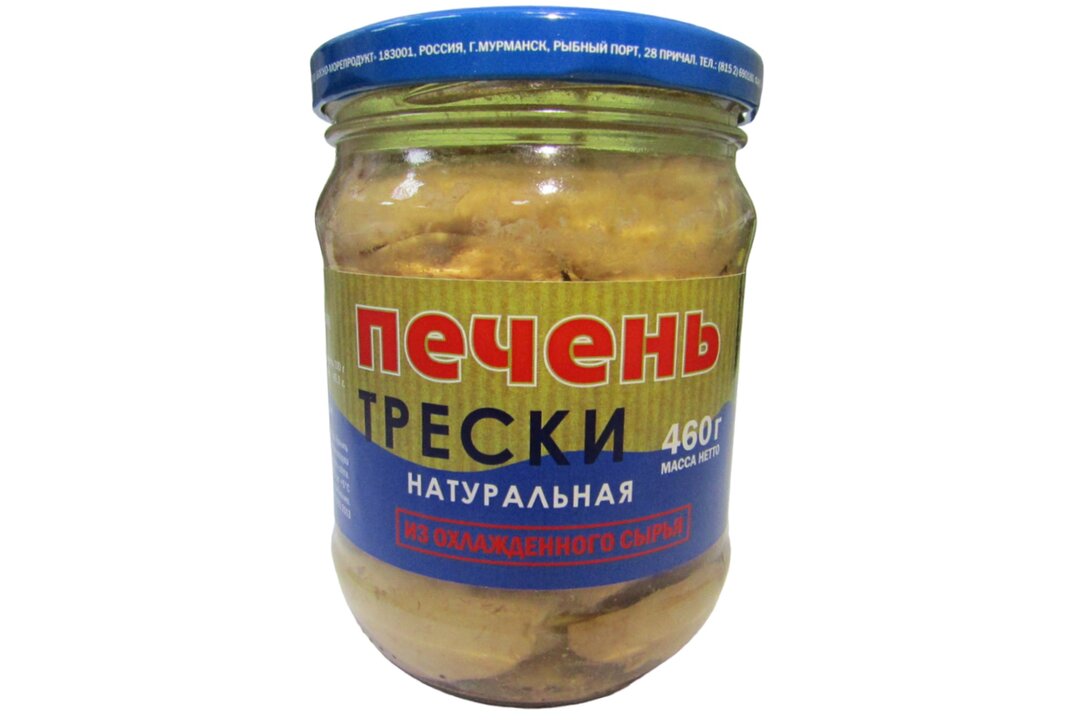 

Печень трески атлантической Б&К натуральная стерилизованная 460 г